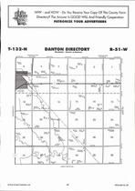 Danton Township, Wyndmere, Elk Creek, Wild Rice Creek, Directory Map, Richland County 2007